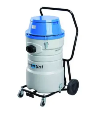 Aspirateur Monophasé Fiorentini F75 F1 60L 2 Moteurs 220V sur chariot avec roues. Type : Eau - Poussière, 2 moteurs, 220/240V, 2000W de puissance. Capacité réservoir : 60L, débit d'air : 118L/S, dépression : 2300 mH2O, niveau de bruit : 81db. Dimensions : 60mm x 50mm x 85mm.