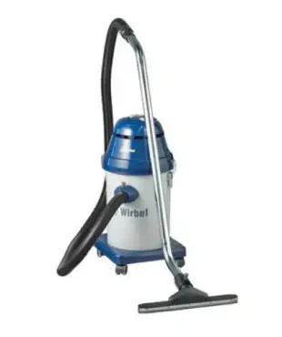 aspirateur Monophasé WIRBEL 829 P 1 Moteur 220V, Puissance maximale de 1100 W, capacité de cuve de 25L, poids de 9 kg.