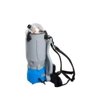 Aspirateur souffleur dorsal Fiorentini B 2004 15L 1 moteur. Type: poussière, puissance 1000W, capacité réservoir 15L, débit d'air 51 ltr/s, dépression 2300 mBar, niveau de bruit 71,5 dB(A), capacité sac filtrant 10L, longueur du câble 15m, dimensions 280x280x650mm, poids 6,5kg.