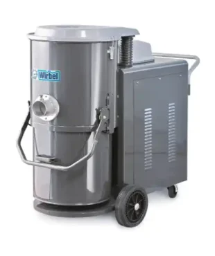 Aspirateur Triphasé WIRBEL T 55 60L 1 Moteur 380V Puissant et polyvalent, cet aspirateur triphasé est idéal pour les travaux de nettoyage industriels