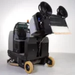 Autolaveuse Autoportée Fiorentini I 115 210L, conçue pour grandes surfaces, rendement efficace jusqu'à 6900-8050 m²h.