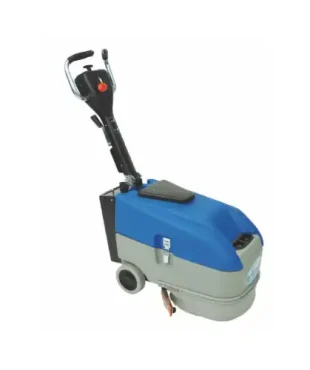 Découvrez l'Autolaveuse Autotractée Fiorentini DELUX 350B 24V 22L avec une largeur de nettoyage de 350 mm et une capacité de réservoir de 22 ltr.