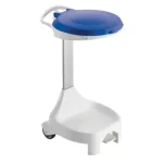 Filmop CHARIOT PORTE-SAC DELTA 130L Blanc, Chariot porte-sac Delta 130L de Filmop avec support pour sac de 110-130 ltr. Disponible en Blanc, Rouge, Vert, Bleu, Jaune. Dimensions: 500x640x990 mm.