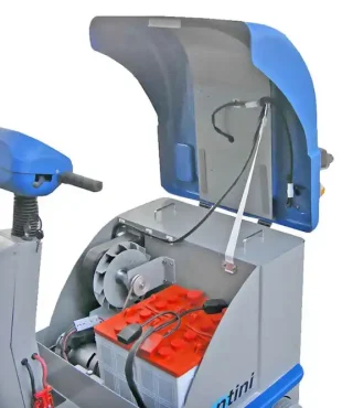 Découvrez notre autoportée MINI SWEEPER 24V 33L de Fiorentini avec une vitesse d'avancement de 0-6 km/h et une capacité de bac de vidange de 33L. Des performances exceptionnelles pour une propreté impeccable.
